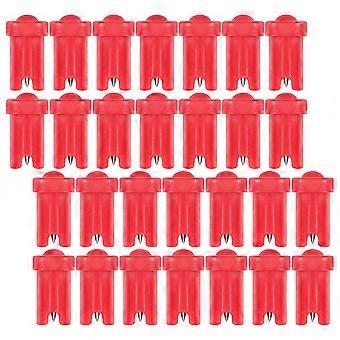 Red Eyelash Glue Needle Bottle Pin for Lash Extension Supplies with 100Pcs
