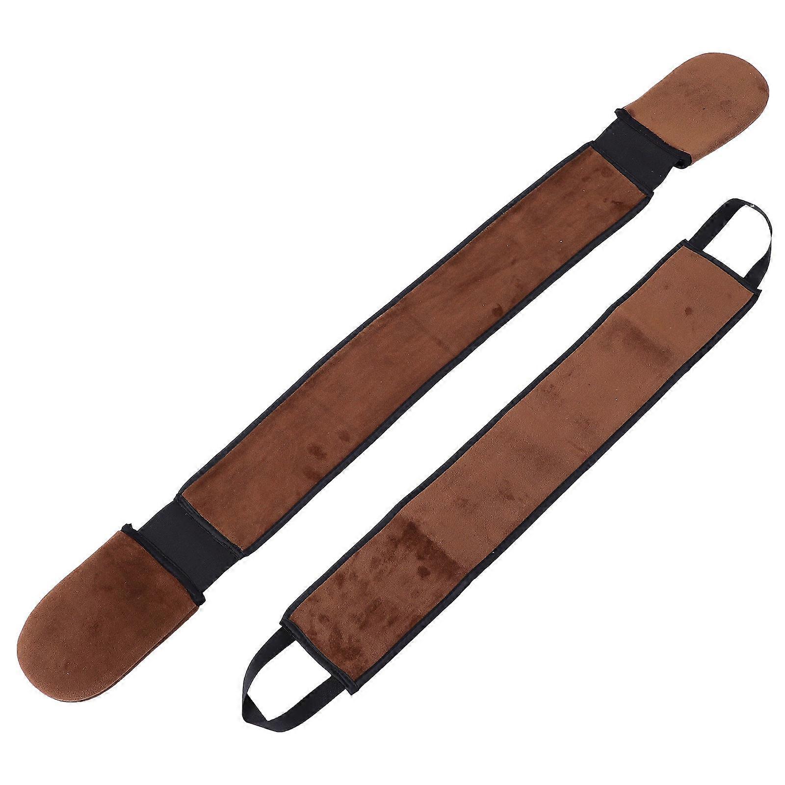 Lotion Applicator for Back with Bath Scrubber 2Pcs Brown Set for Use
