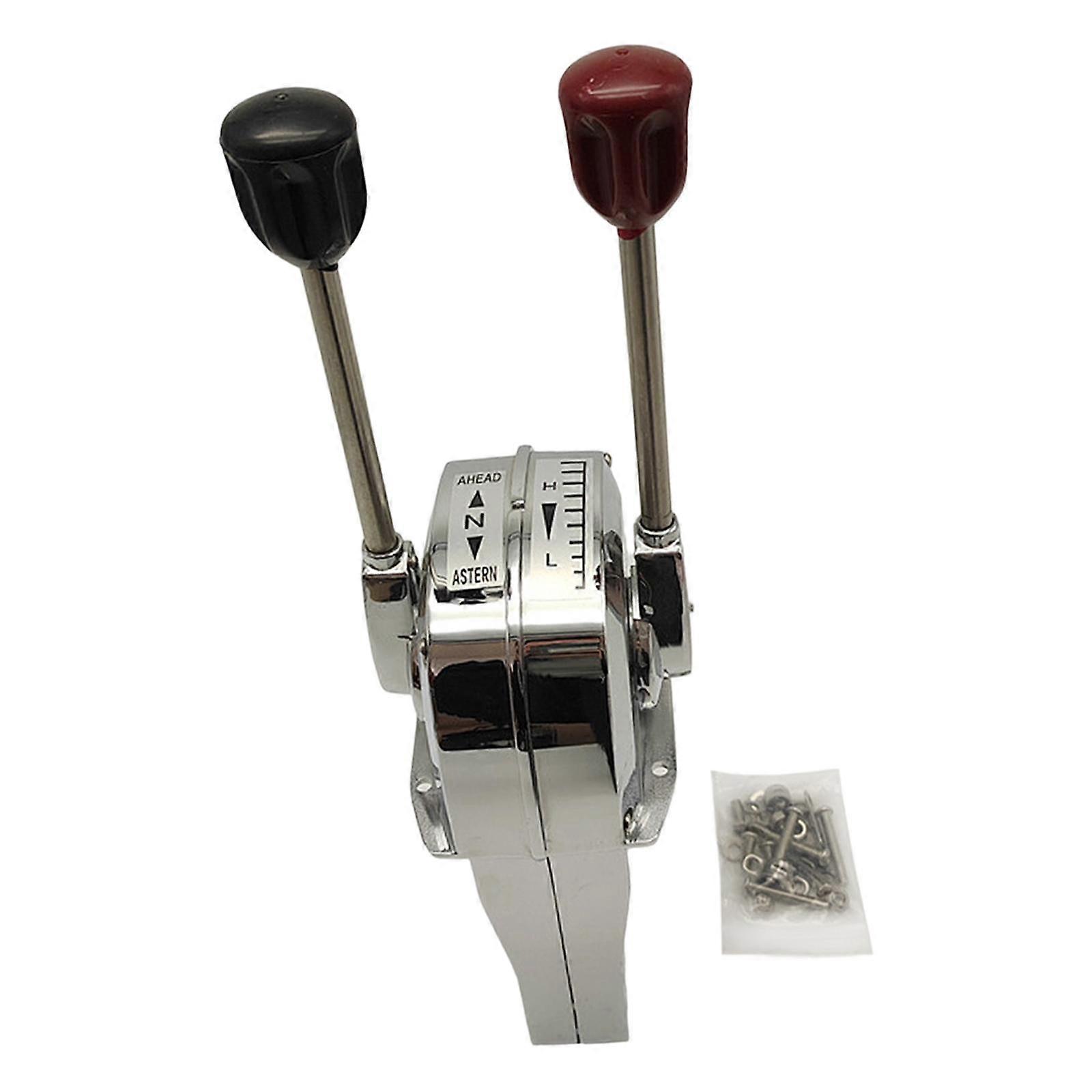 Boat Double Lever Throttle Control Professional Premium Durability Universal
