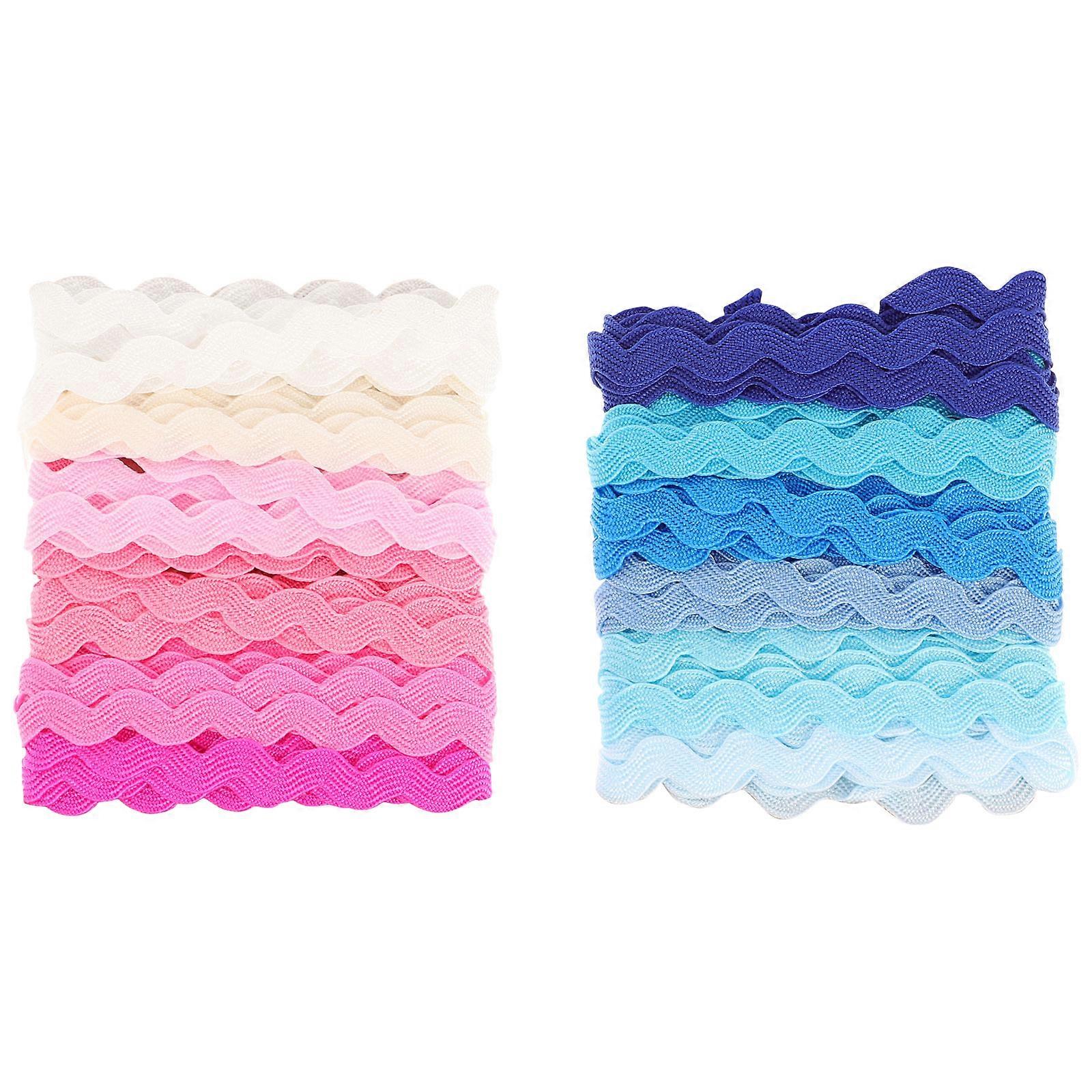 Assorted Ribbon for Gift Wrapping with 2Pcs Decorative Ribbon