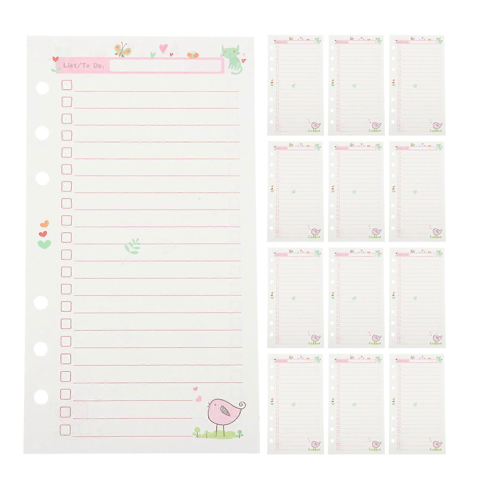 Smooth Surface Hand Accounting Book Replacement Refills for Loose Leaf Notebook