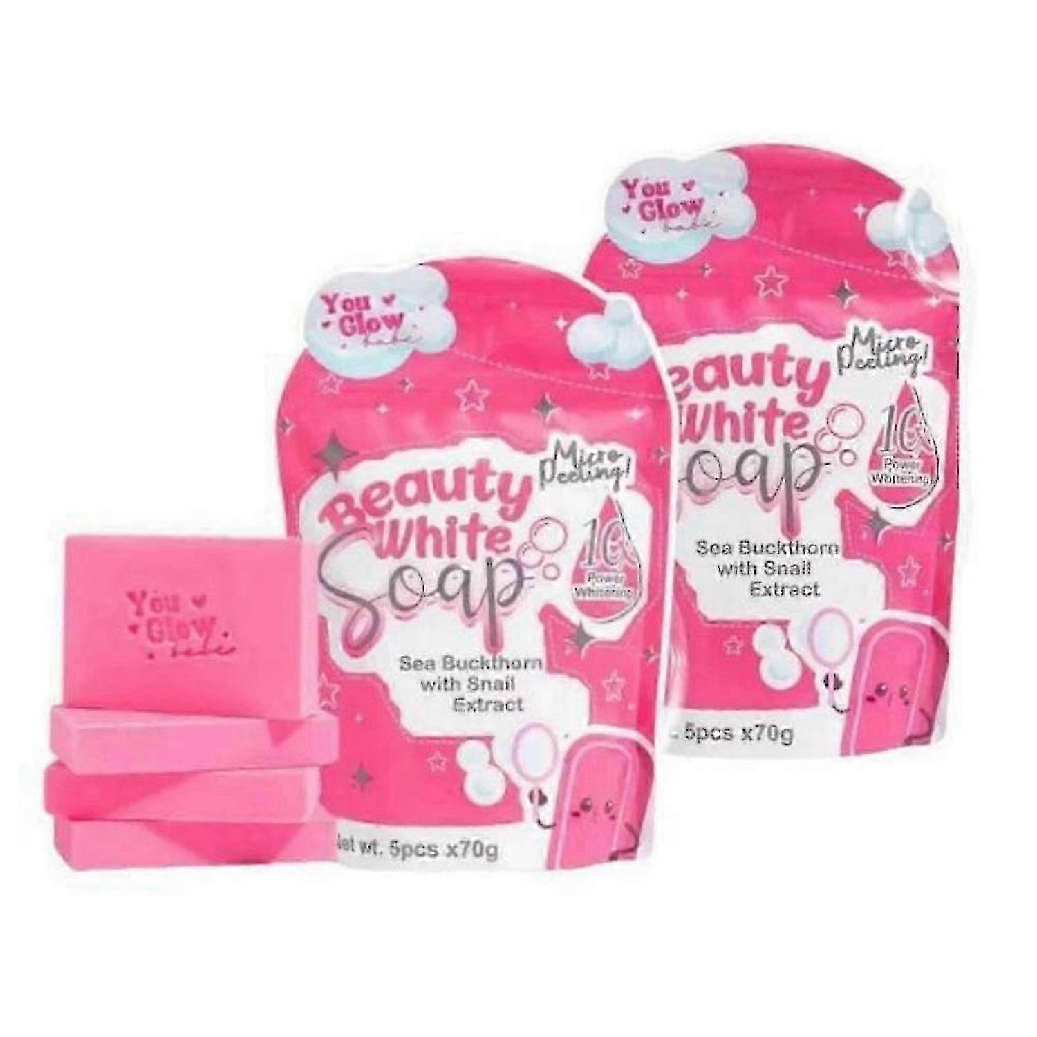 5pc Beauty White Soap by You Glow Babe