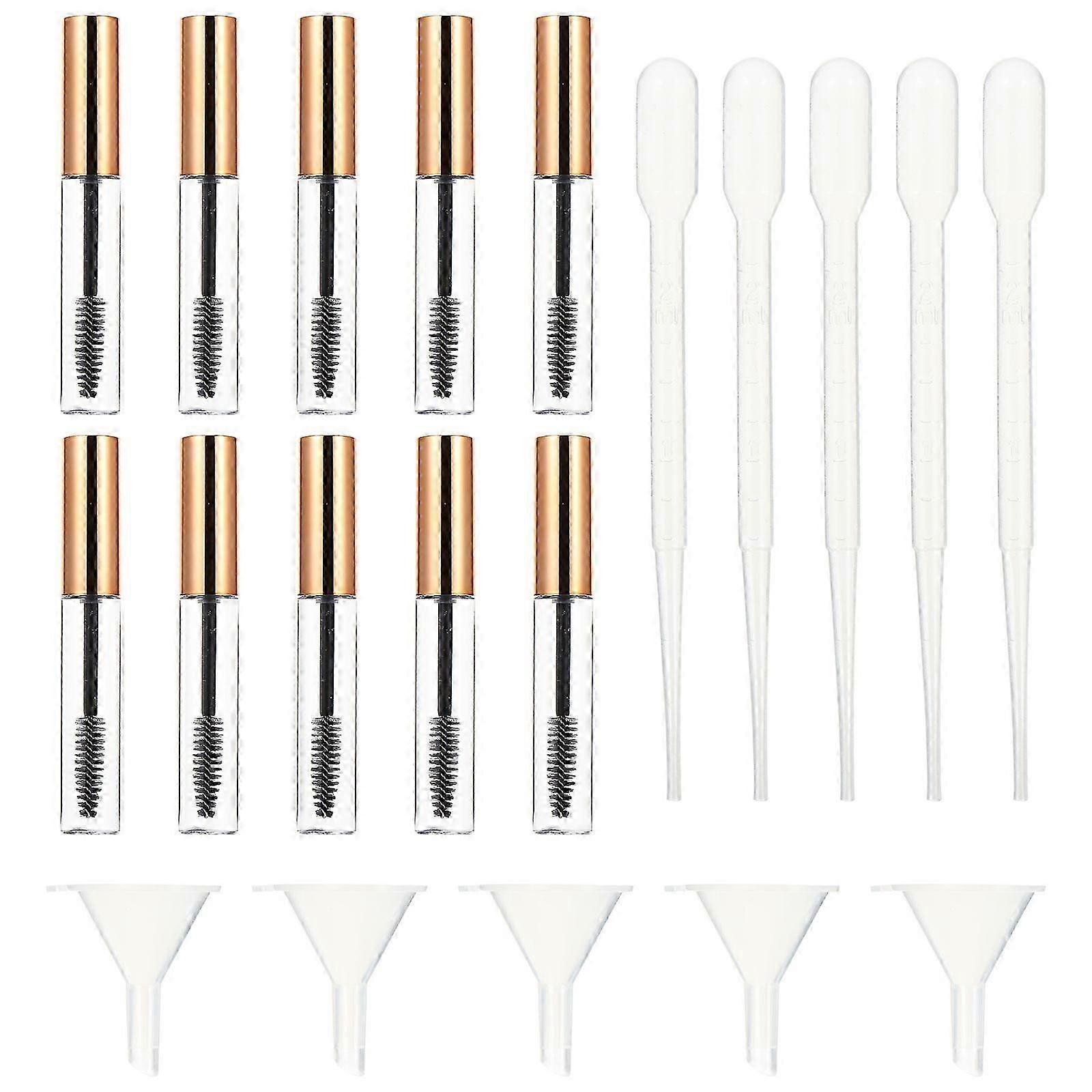 Eyelash Container Empty Mascara Tubes for Storage 20Pcs Plastic Material