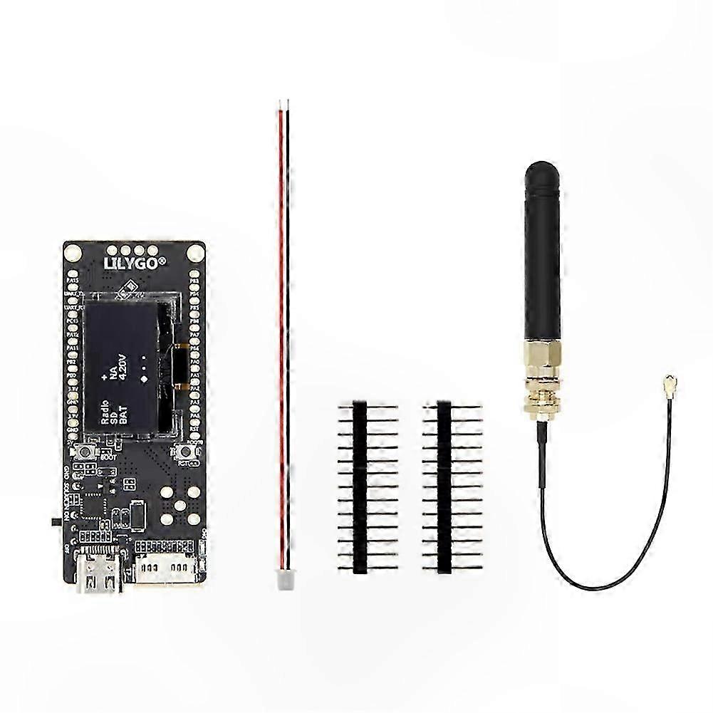 0.96 Inch OLED Display LoRa Transceiver Module with STM32 Processor Low Power Development Board SSD1315 Driver I2C Interface