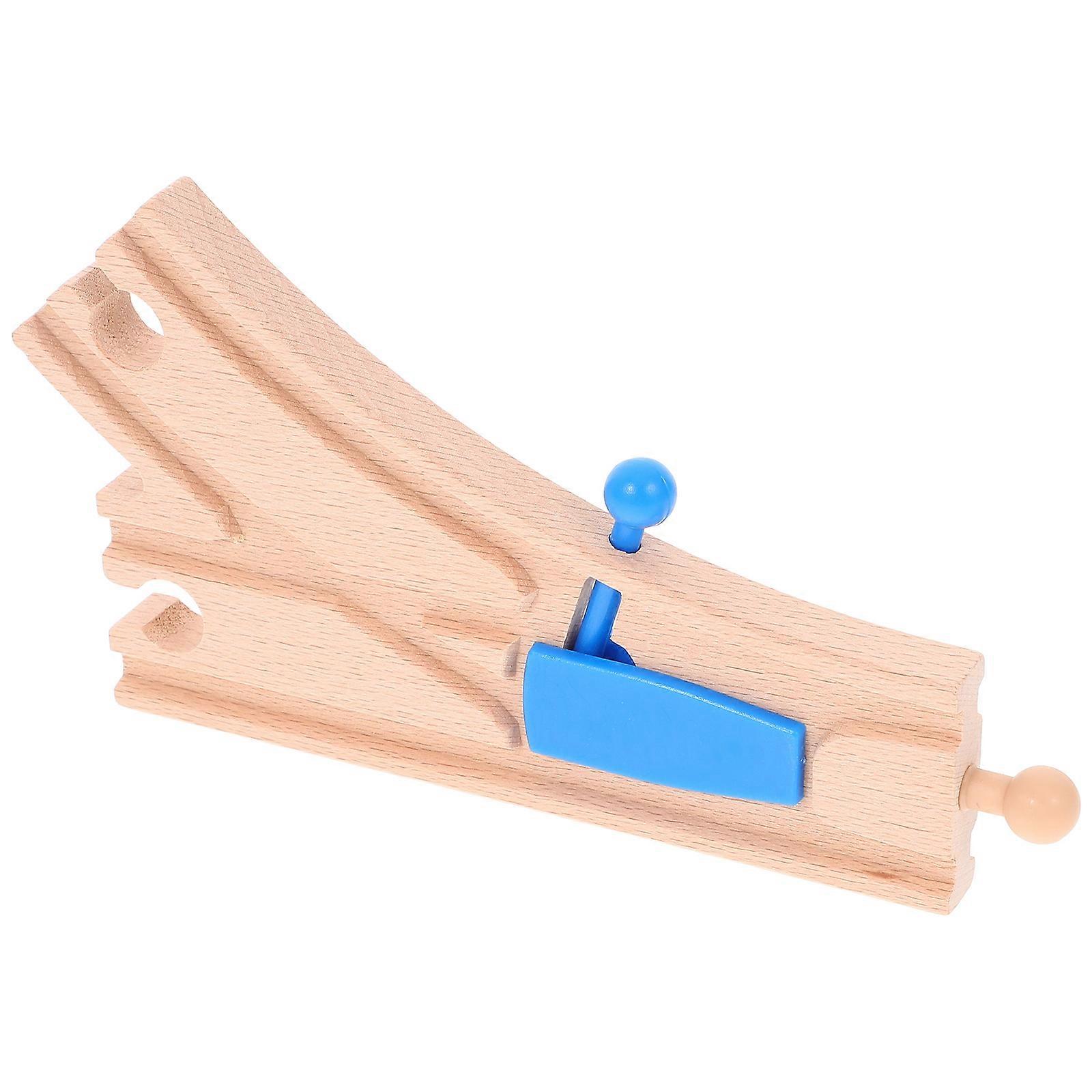 Circuit de train en bois pour aiguillage.