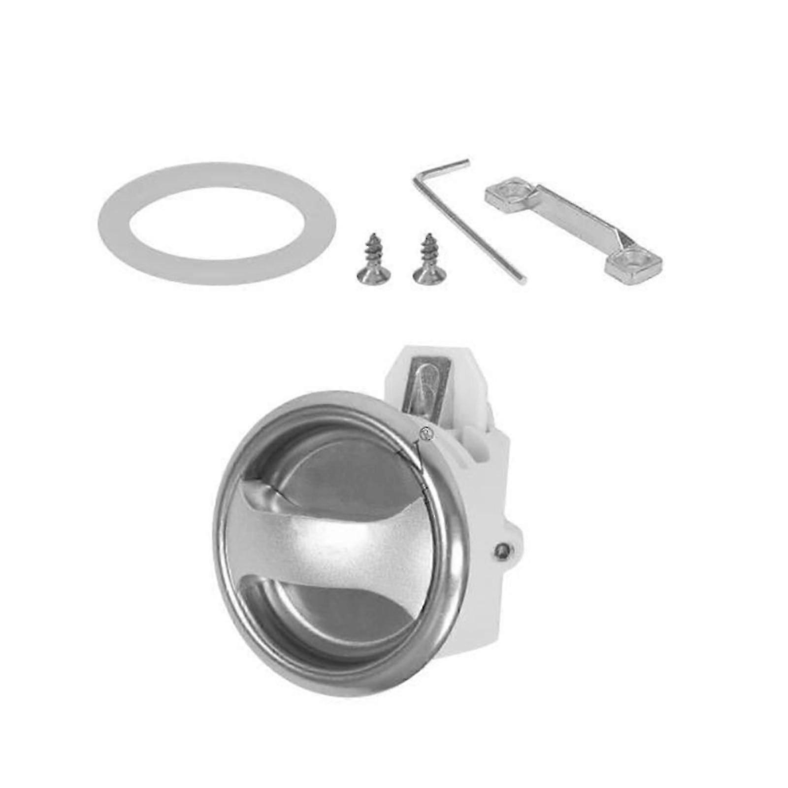 Generic Round Recessed Door Lock Replace Accessories Compatible with Drawer Cabinet