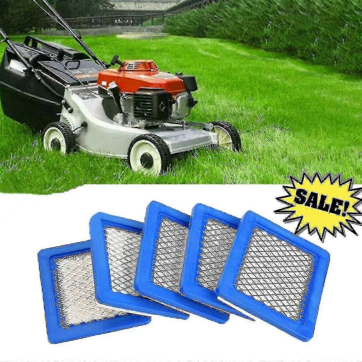 Lie 5st luftfilter gräsklipparfilter för Briggs Stratton 491588