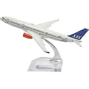 1:400 16cm Air Bus A330 Scandinavian Airlines Sas Metal Airplane Model Plane Toy Plane Model 2025_cdb4