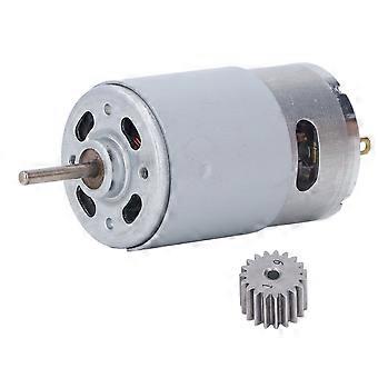 DC-Bürstenmotor, Kupferspule, Edelstahlgehäuse, großer Torsions-19-Getriebemotor für Elektrofahrzeuge von Kindern, 40000 U/min