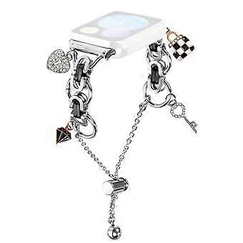 Para Xiaomi Redmi Watch 4 Banda de Liga de Metal Galvanizado Pulseira de Corrente de Laço Único
