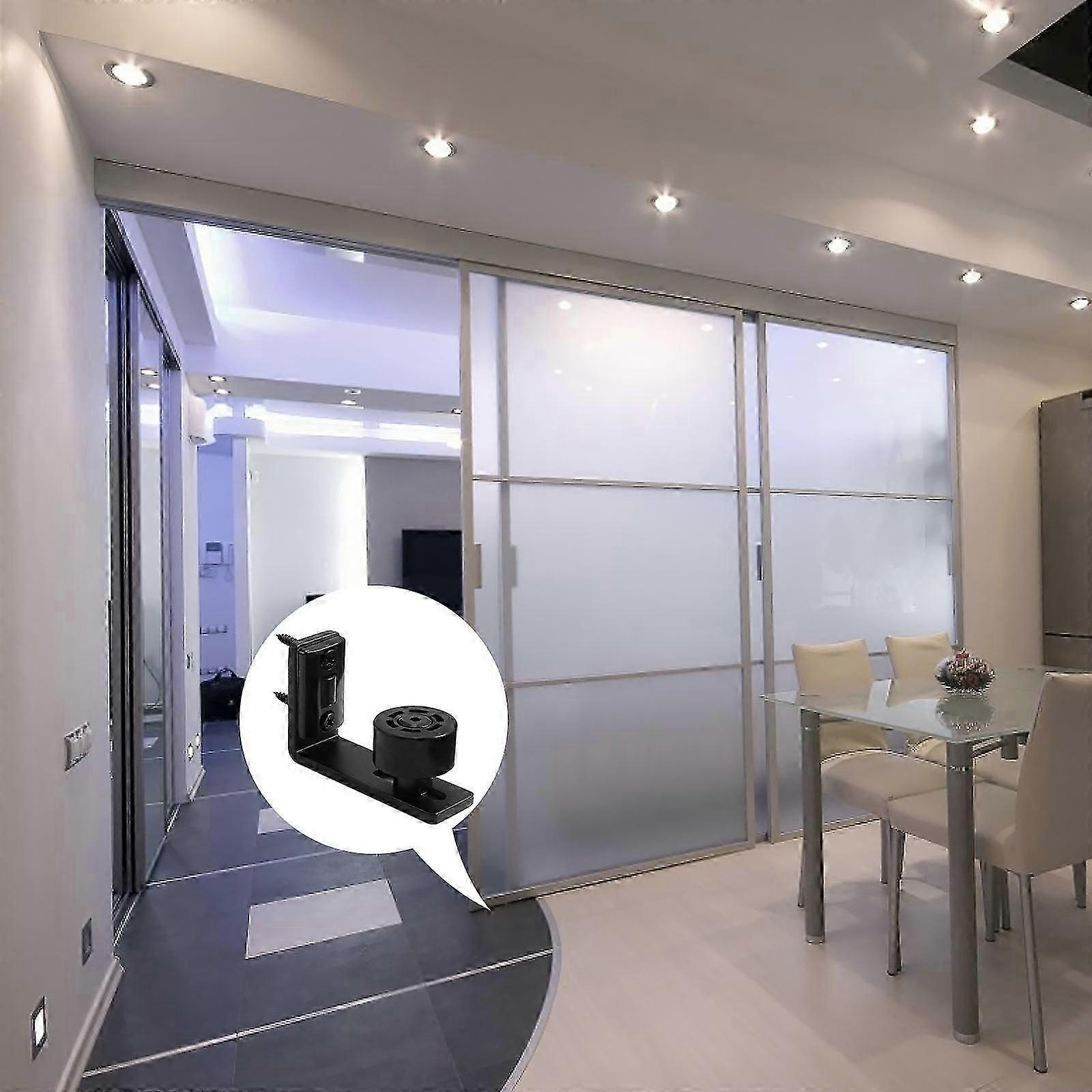 Metal Barn Door Floor Guide | Wall Mounted for Stability