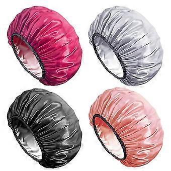 Shower cap, shower cap for women with long hair, extra large, reusable  waterproof shower cap, satin [XR]