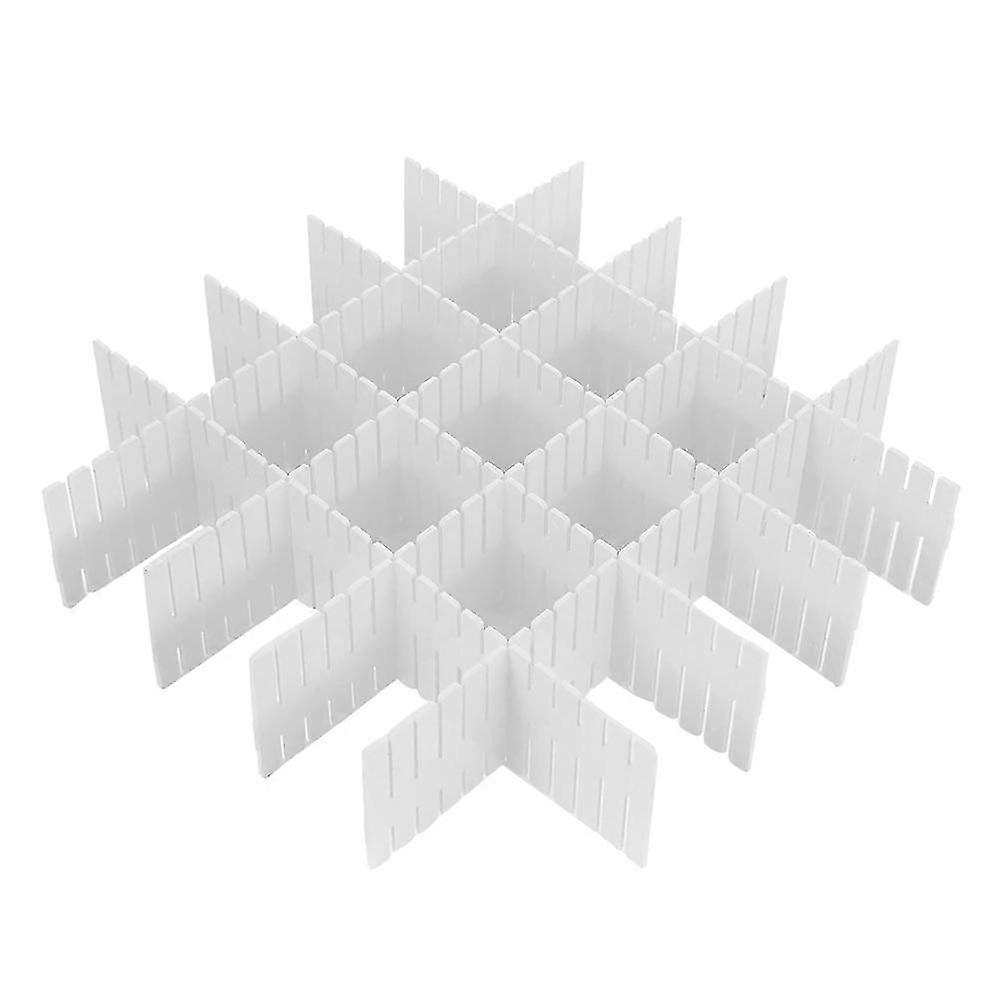 Classification Drawer Divider Plastic Boards for Storage Organizing 8Pcs White