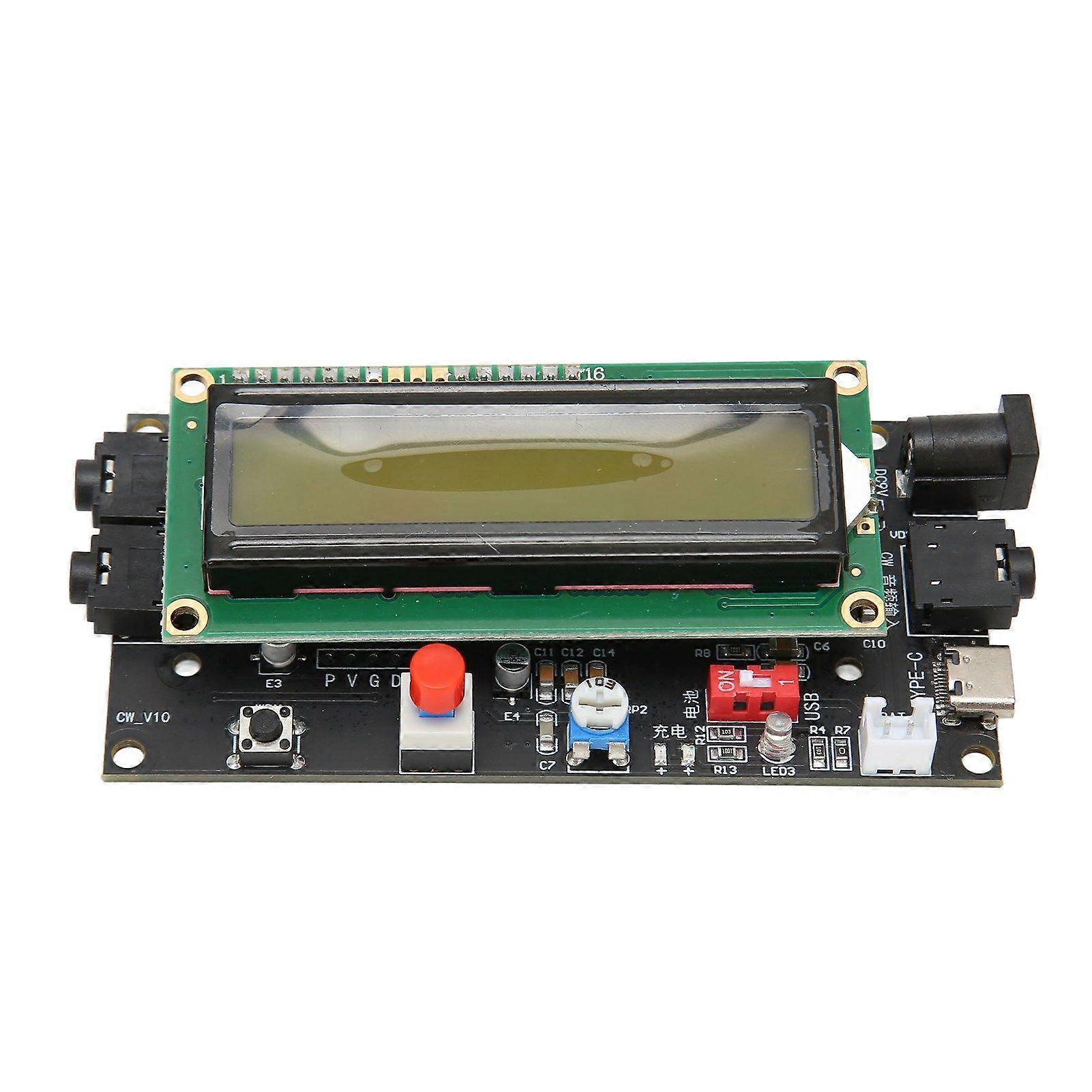 Ham Radio Essential CW Decoder LED Display Morse Code Reader Translator for Outdoor DC712V 500mA