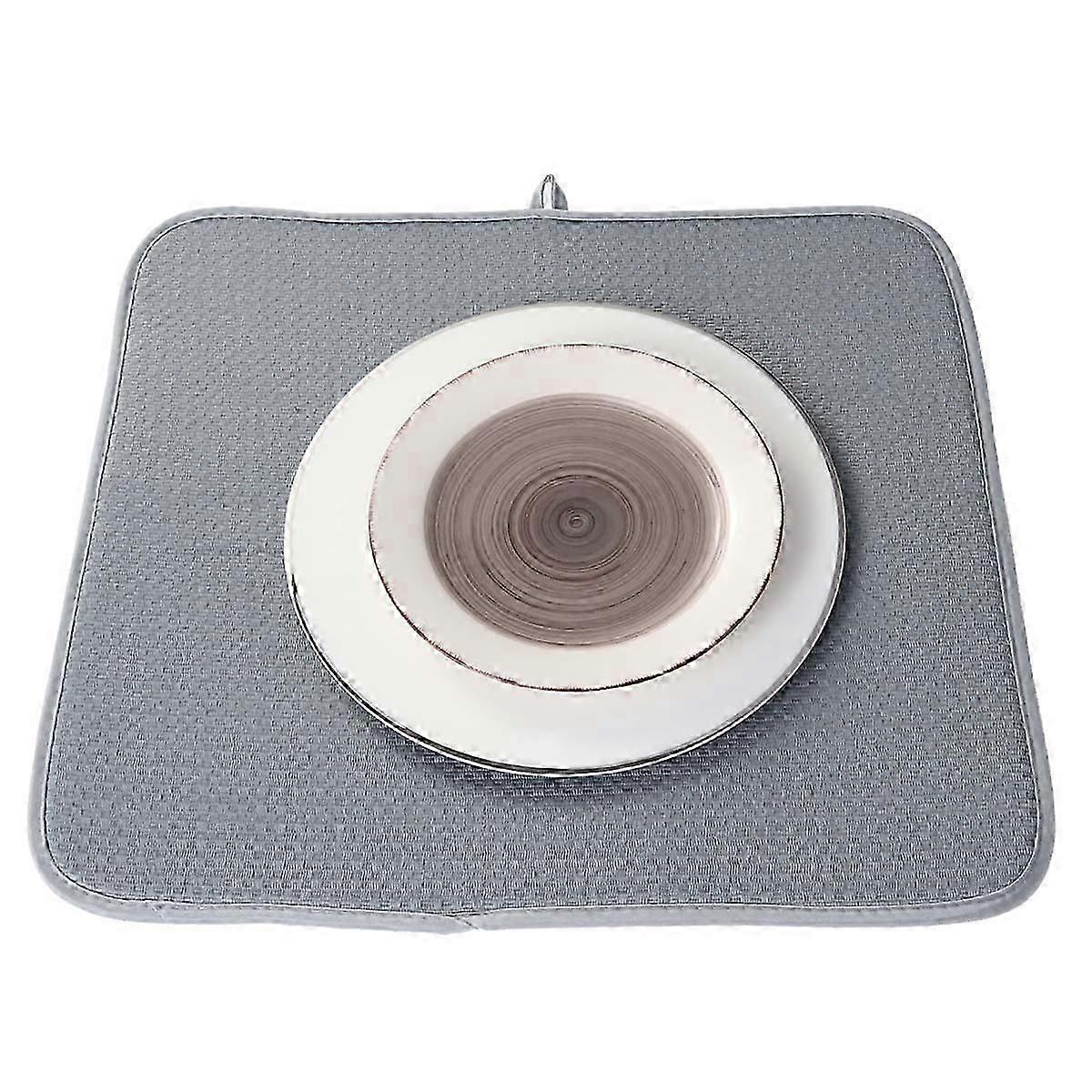 Absorbent Drying Mat Multipurpose Heat Resistant Dish Mat for Drying Dish