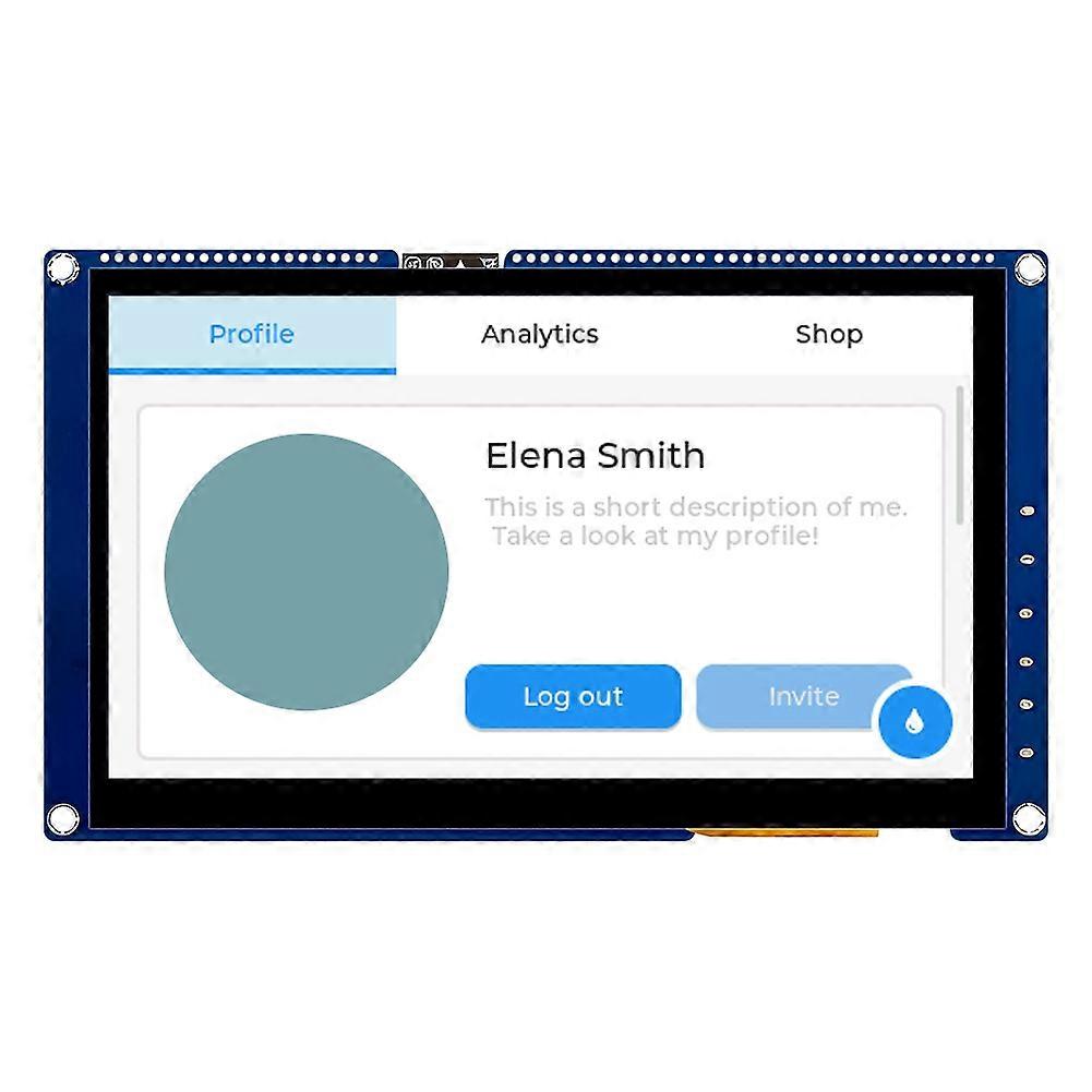 7" ESP32-P4C6 Development Board 1024x600 Capacitive Touch Screen WiFi 6 BLE 5 Module