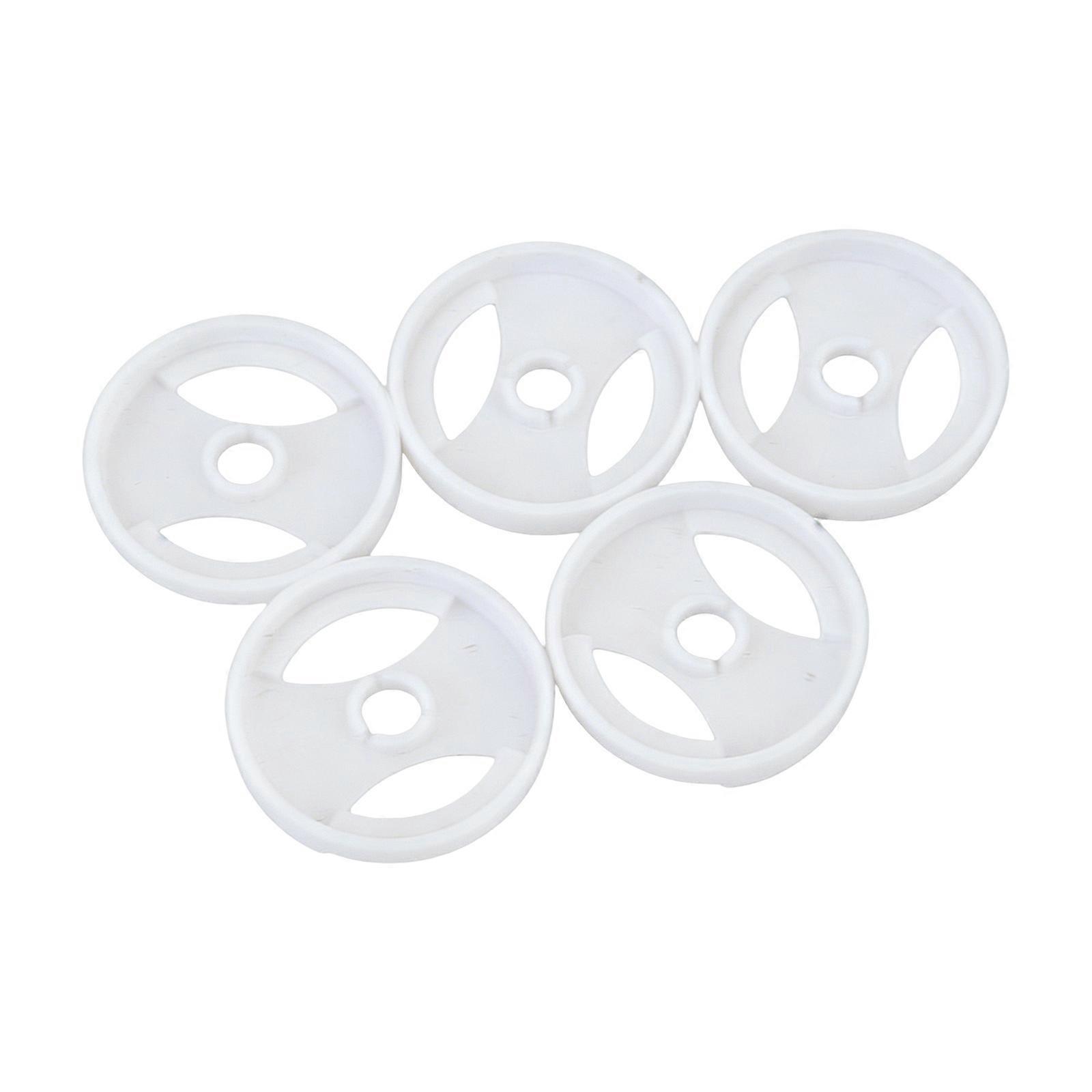 5Pcs Round Record Player Adapter Plastic Turntable Spindle Insert Light Weight Round Record Player Adapter Enduring Multicolor