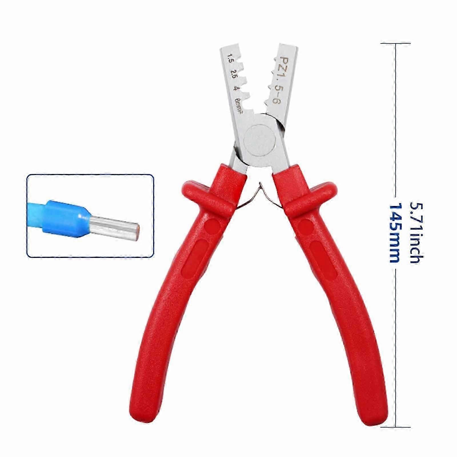 Terminal Crimping Plier Pz1.5-6 Handheld Labor Saving Multifunction Efficient PL