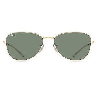 Ray-Ban RB3733 001/31 Full Rim Gold Unisex Oval Sunglasses UV3 Original