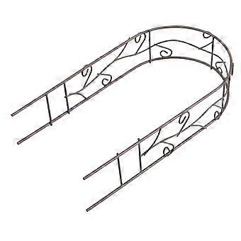 Mini Wedding Arch for Fairy Garden Decoration Iron Material Black
