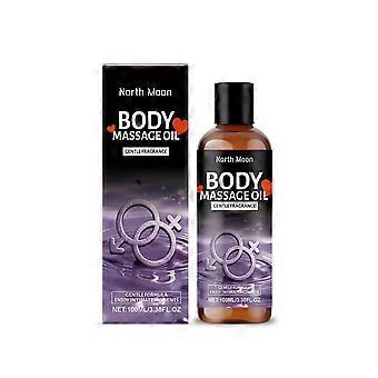 North Moon body massage oil nourishes the body and skin for external use, providing comfortable care and moisturizing essential oils