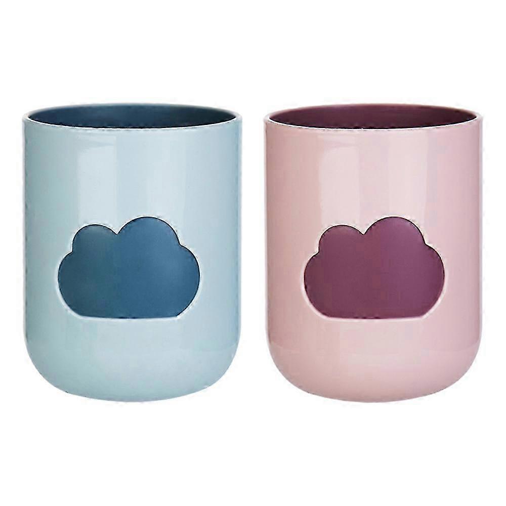 PP Cloud Pattern Toothbrush Cup Unbreakable Bathroom Toothbrush Holder