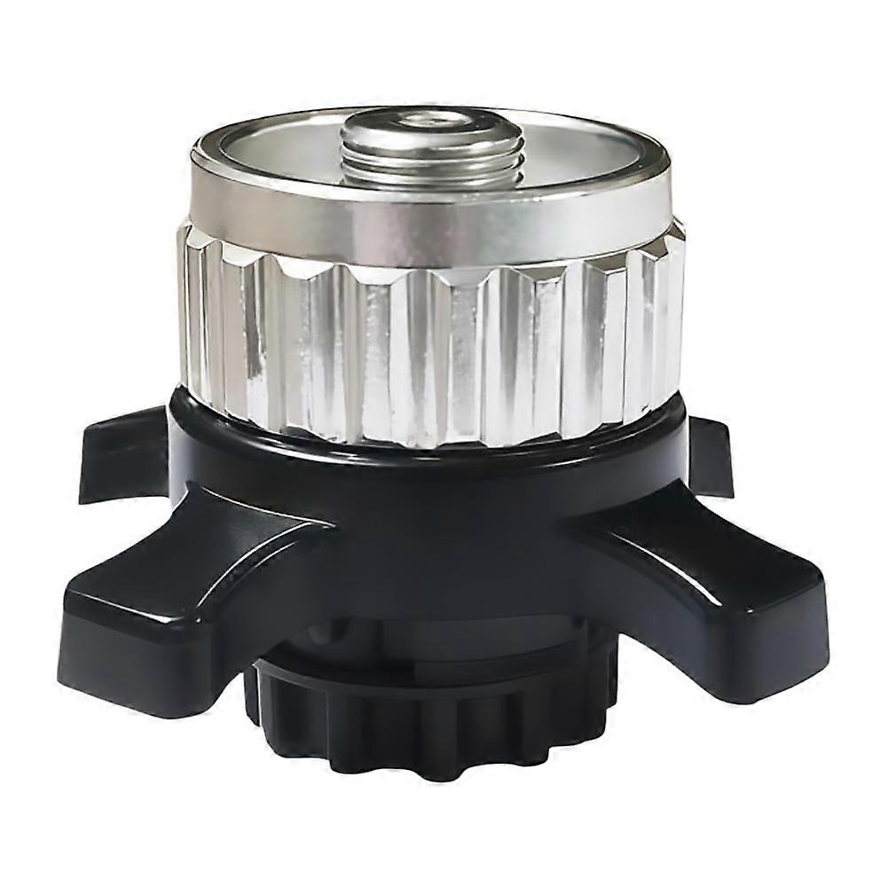 Gas Canister Adapter for Camping Stove Multi-Function Silver