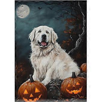 Halloween Great Pyrenees Jigsaw Puzzle - Pet Pumpkin Costume Portrait for Great Pyrenees Owner SQZ970