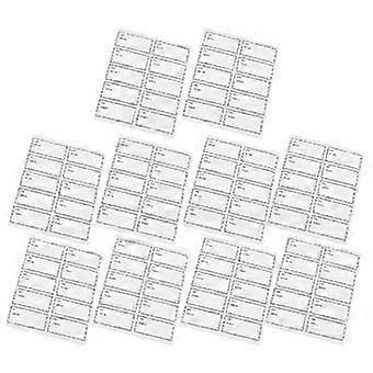 Handwriting Food Labels Multi-Function Bottle Stickers Waterproof 10Sheets