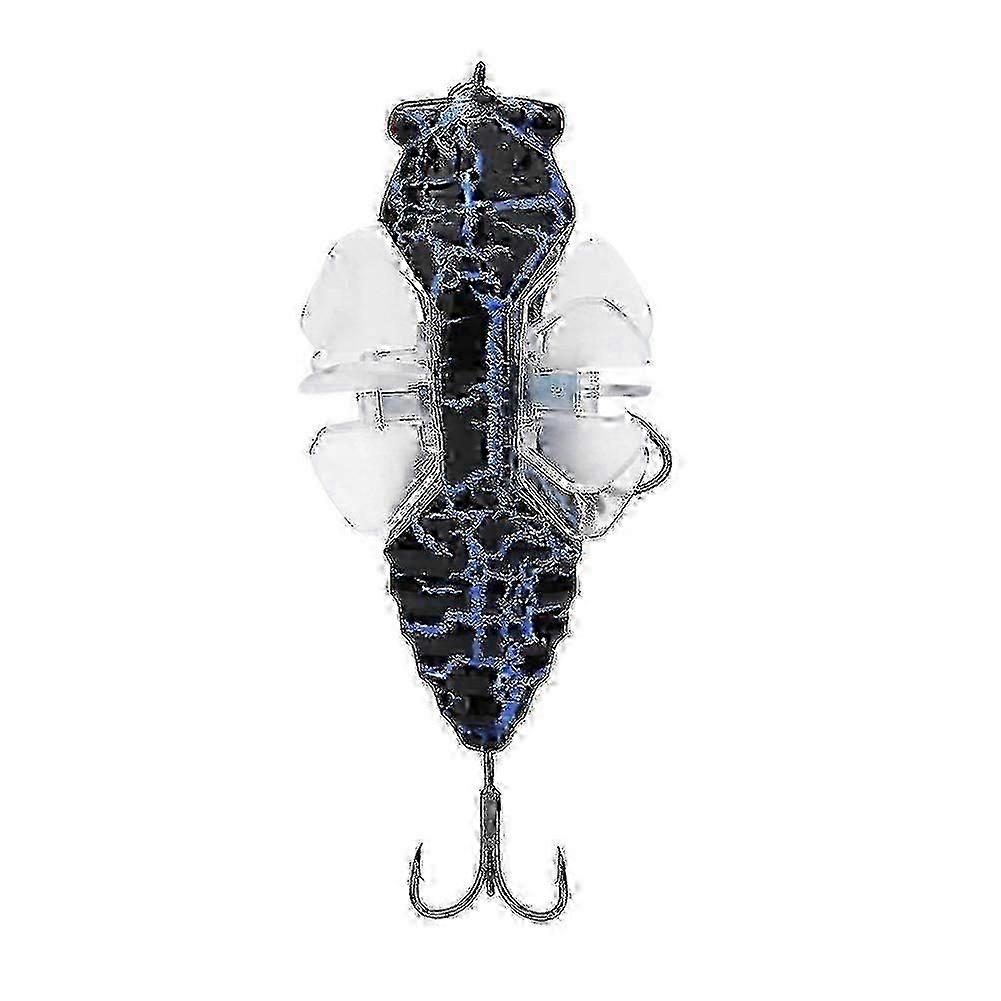 Fish Lure, Bionic Cicada Shape, Treble Hook 26-27