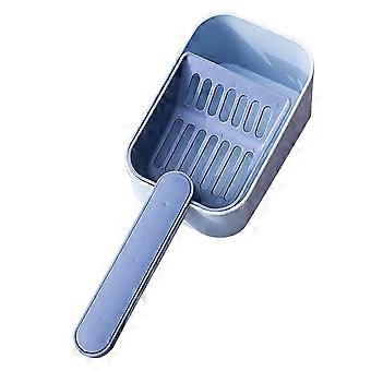 Household Cat Litter Scoop PVC for Cleaning Use Blue Tool