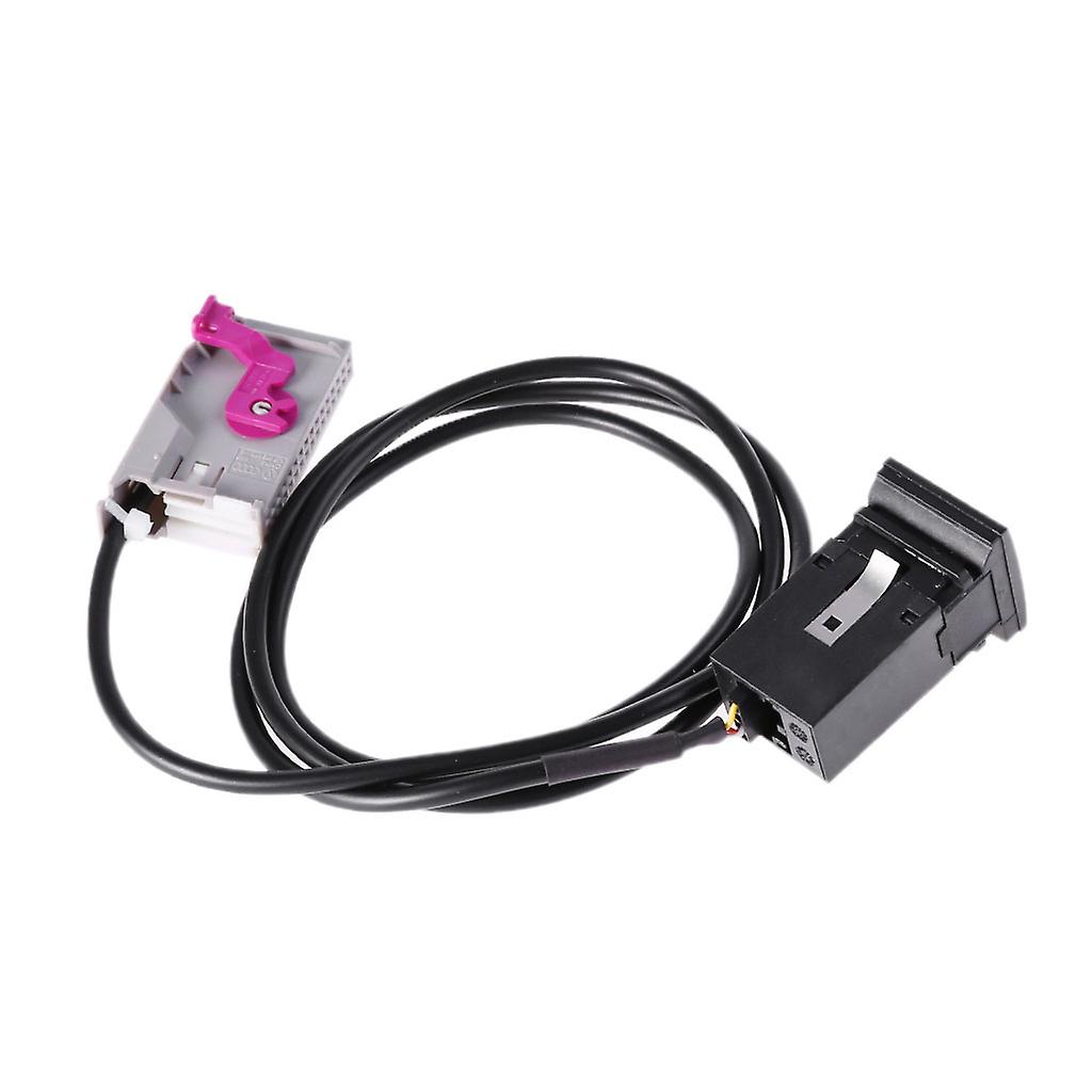 Yctze Car Aux in RNS-E Navigation Maschio Jack da 35 mm Cavo a 32