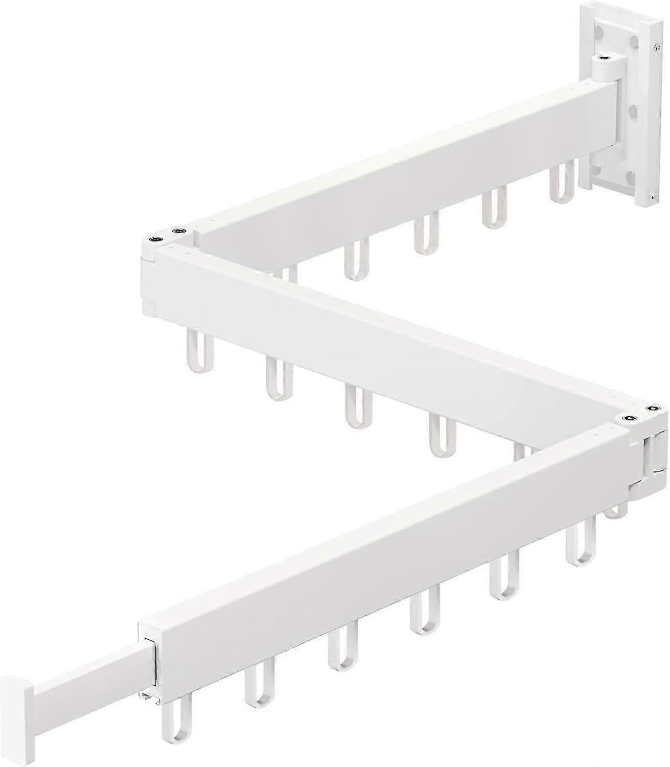 Tri-Fold Clothes Drying Rack, White.C6