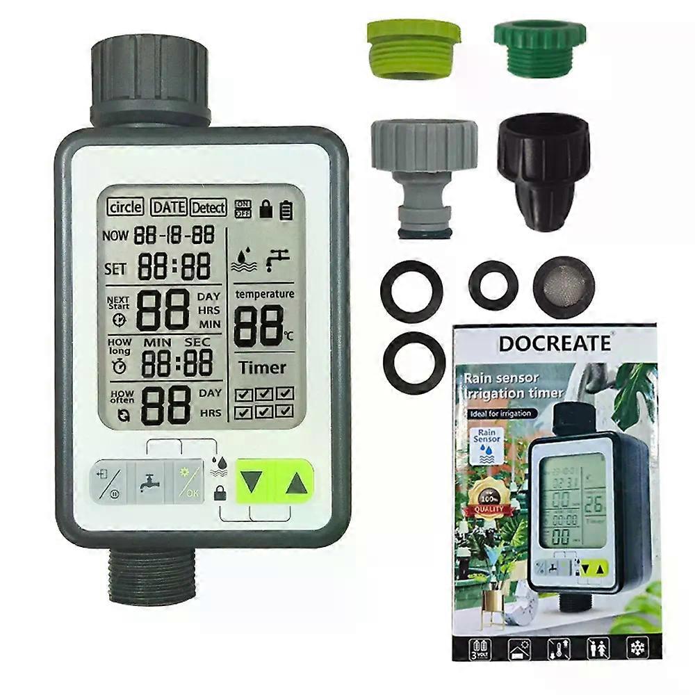 Automatic Water Timer Garden Digital Irrigation Machine Large Screen Intelligent Irrigation Sprinkler Controller Machine