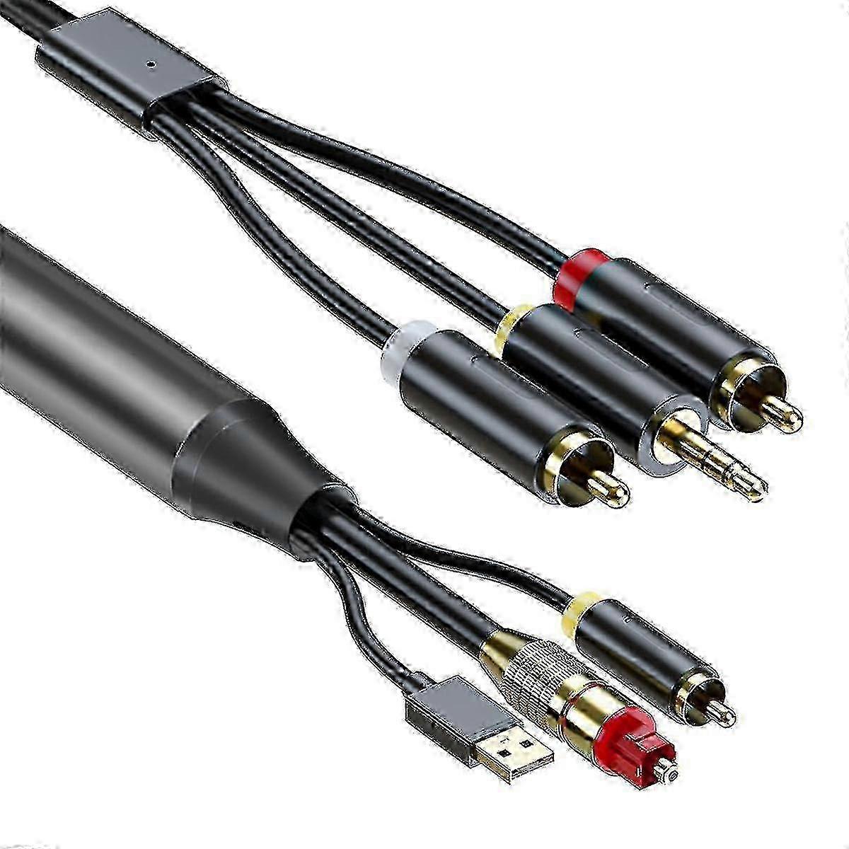 Optical to RCA Audio Converter Cable