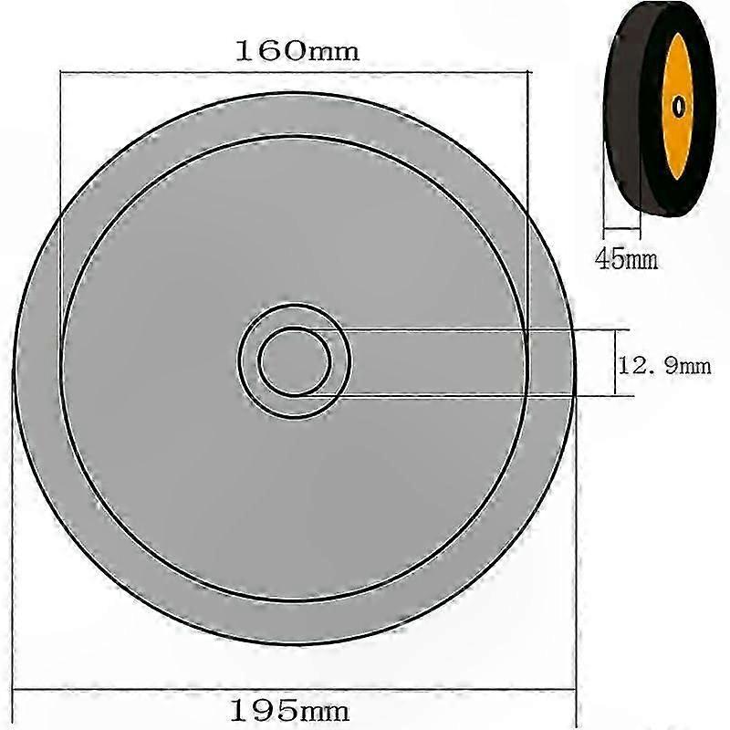 53-Tooth Replacement Lawn Mower Wheels Compatible with Multiple Brands and Models