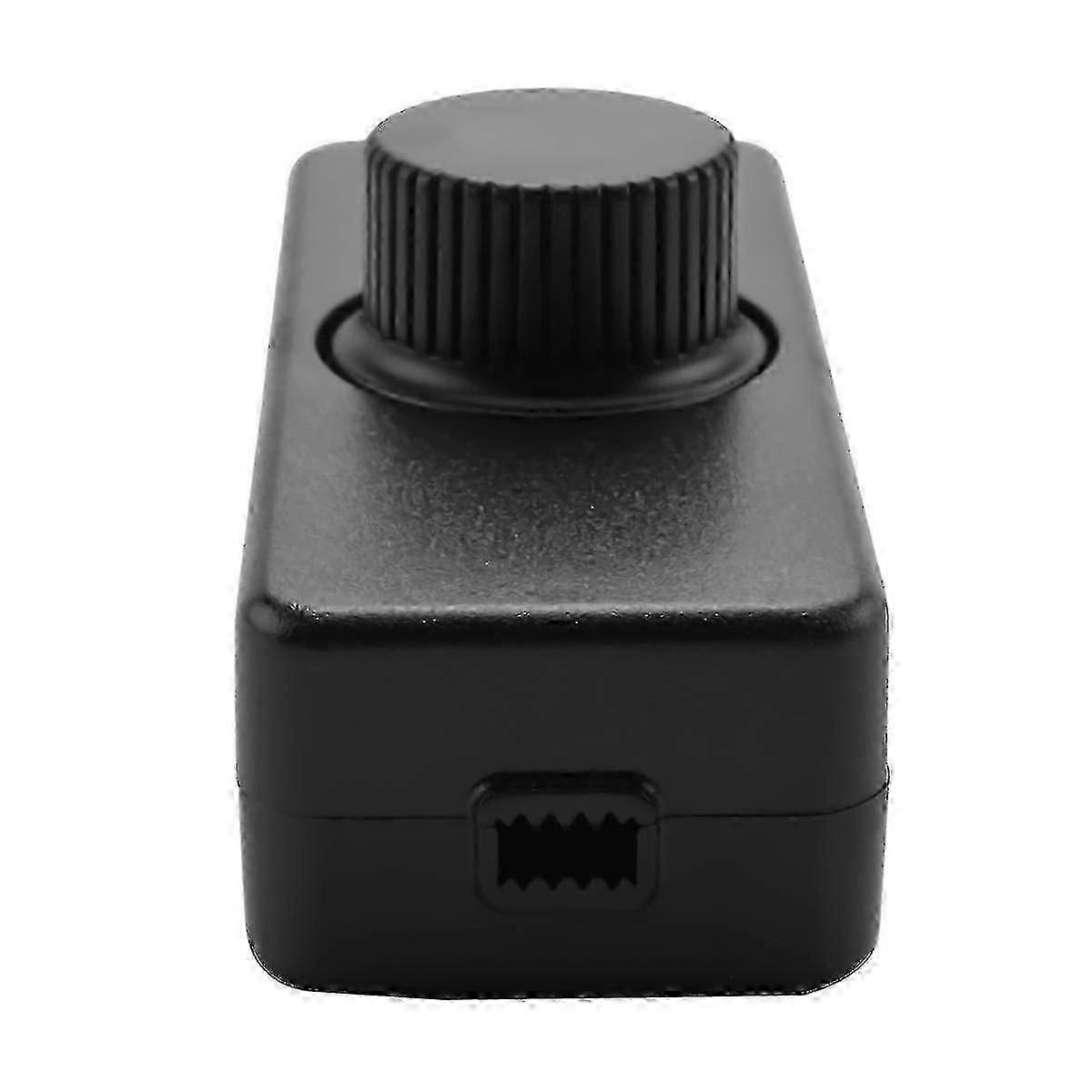 Rotary Dimmer Switch compatible with Dimmable LED Lights 3-100W Inline Design