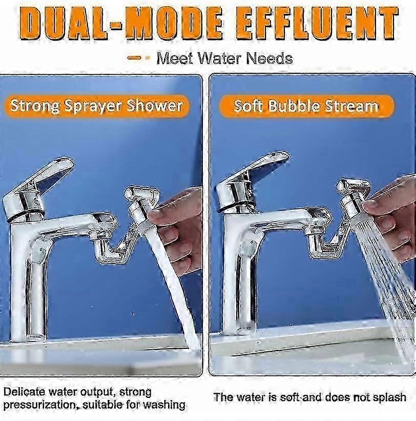 Adjustable 2-Mode Brass Swivel Aerator