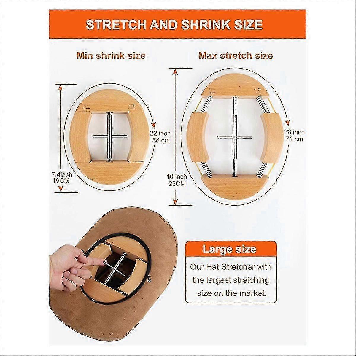 4-Arm Stainless Hat Size Adjuster
