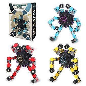 Transformable Fidget Spinner Pack for Teens, Smooth Balanced Rotation, Pocket‑Size Stress Relief Toy
