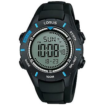 Lorus Digital Quartz Men's Watch with R2367MX9 Silicone Bracelet