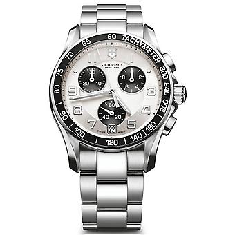 Victorinox chrono classic Men's Analog Quartz Watch with Stainless Steel Bracelet V241495