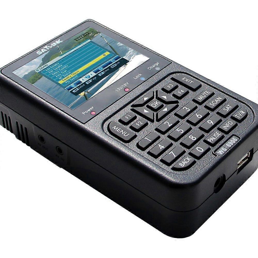 Satellite Finder Meter SATLINK WS-6906 Digital DVB-S Screen for Dish Alignment