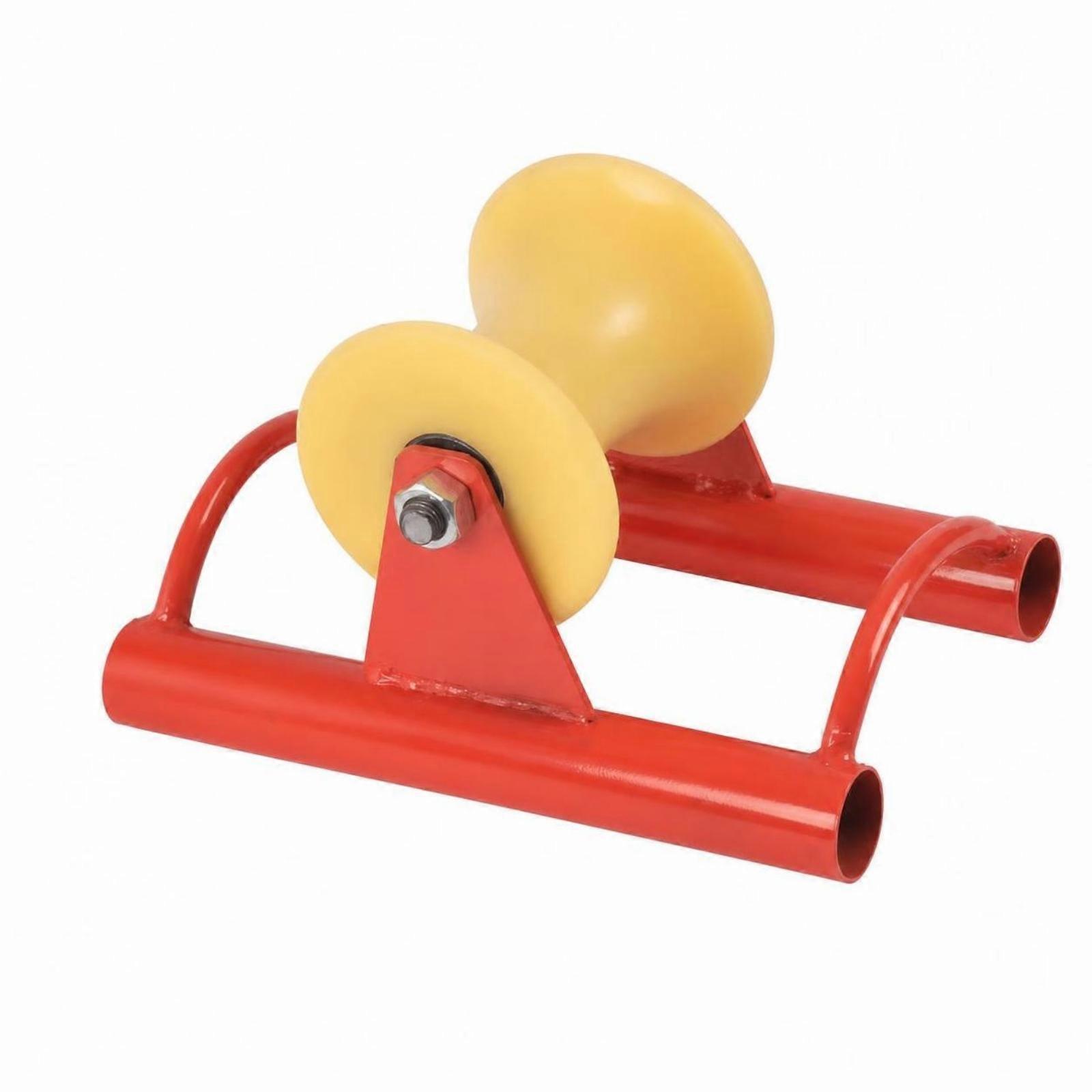 Heavy Duty Cable Laying Roller | Compact Open Frame Design, Straight Cable