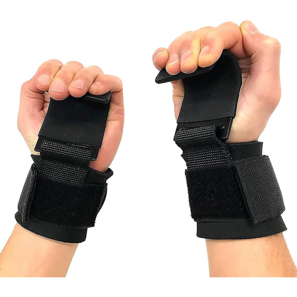 Power Wrist Straps Hook Weight Lifting Training Gym Bar Support Lift Non-slip