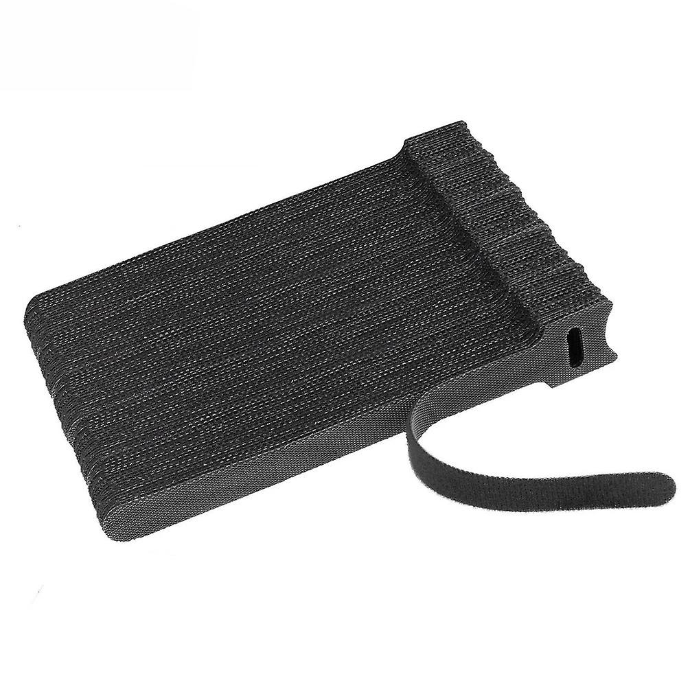 100Pcs Releasable Cable Ties Reusable Nylon Loop Wrap Strap Speaker Guitar Microphone Mic Computer Cables Tie Wire Strap