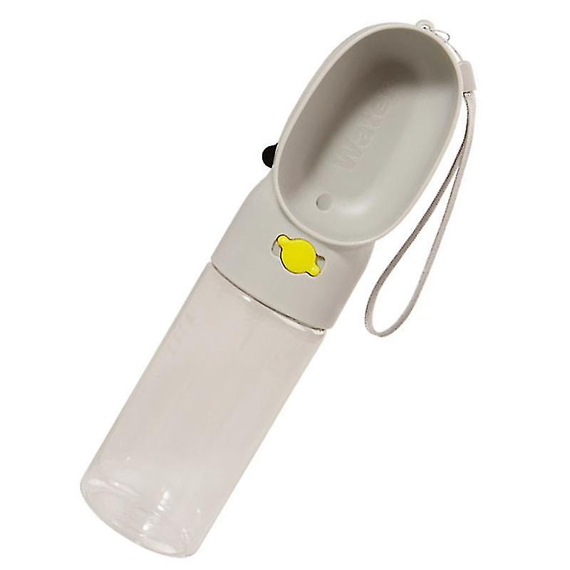 7X6.7x28cm Grey Pet Bowls, Feeders & Waterers Pet Dog Water Bottle Dispenser With Drinking Feeder Fo