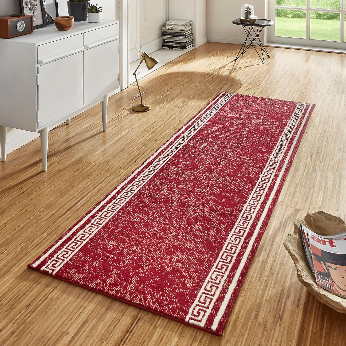 Basic 102832 Casa Red  Runner Rugs Modern Rugs