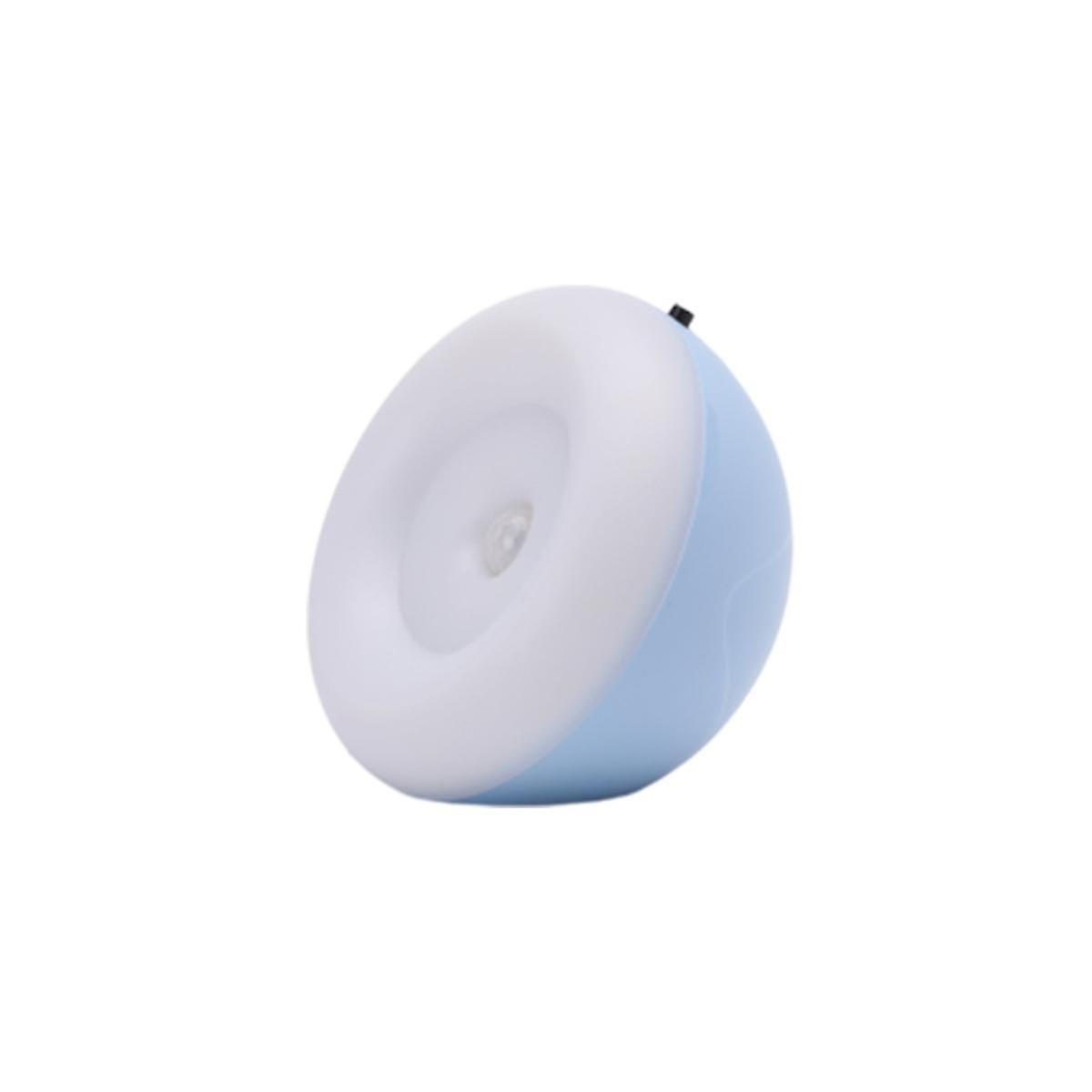 Motion Sensor 360 Rotation LED Wireless Light Bedroom Lamp USB Rechargeable Energy-Saving Body Ind