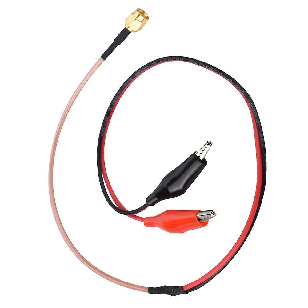 1Pcs Radio Frequency Connection Cable Red Black Test Lead Testing Wire 52cm